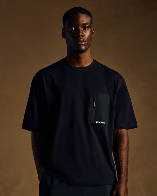 Active Pocket Tee - Black