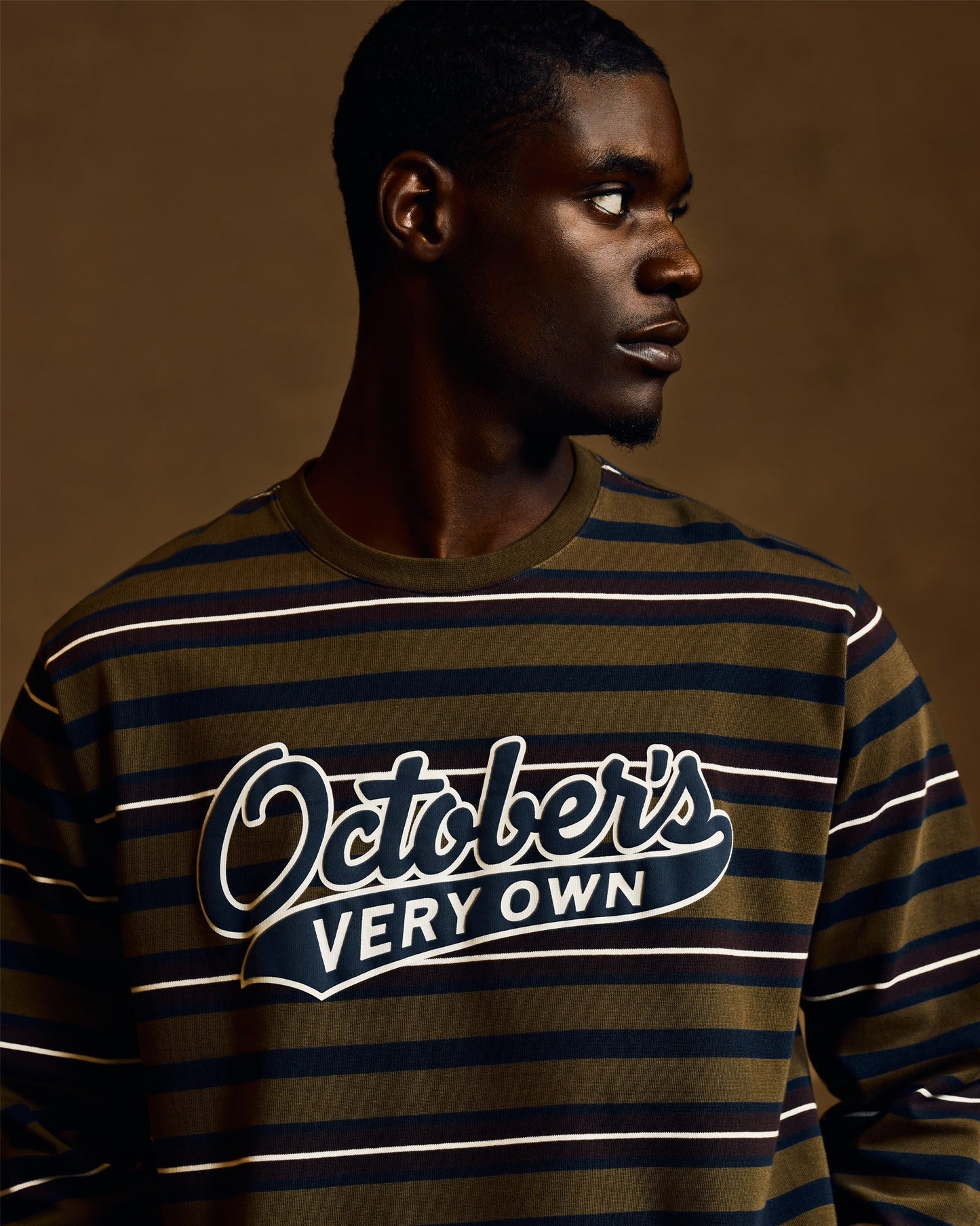 Sports Script Long-Sleeve Tee - Moss
