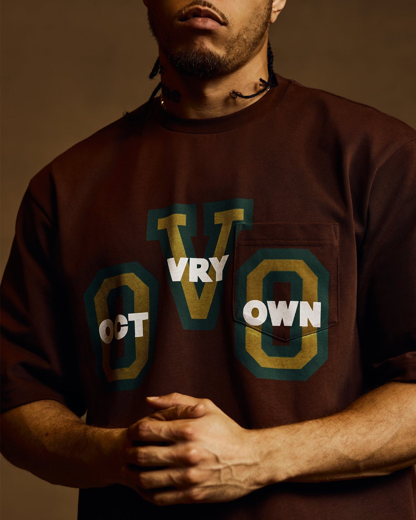 Heavy Jersey Pocket Tee - Hickory