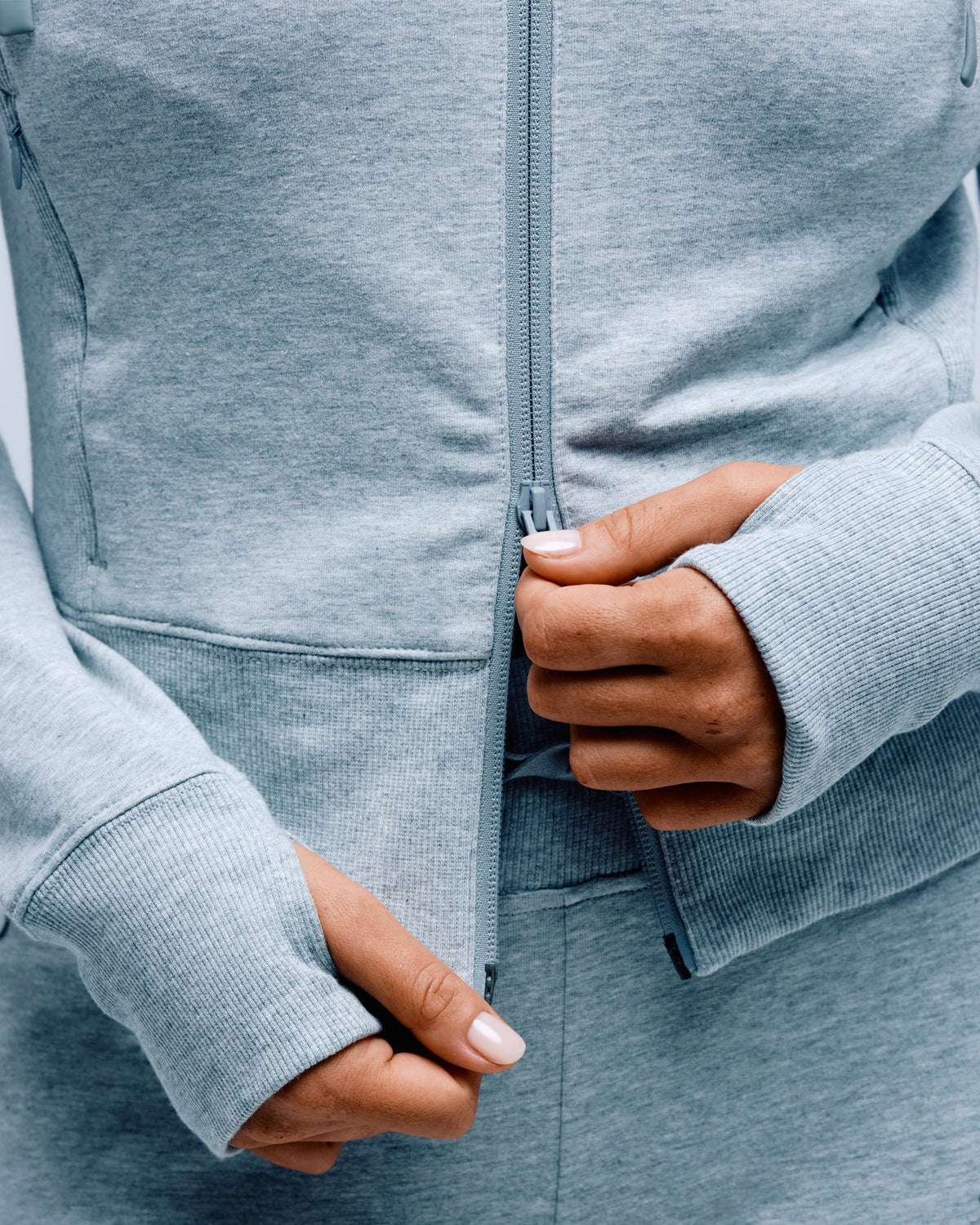 Runner Full-Zip Hoodie - Heather Grey