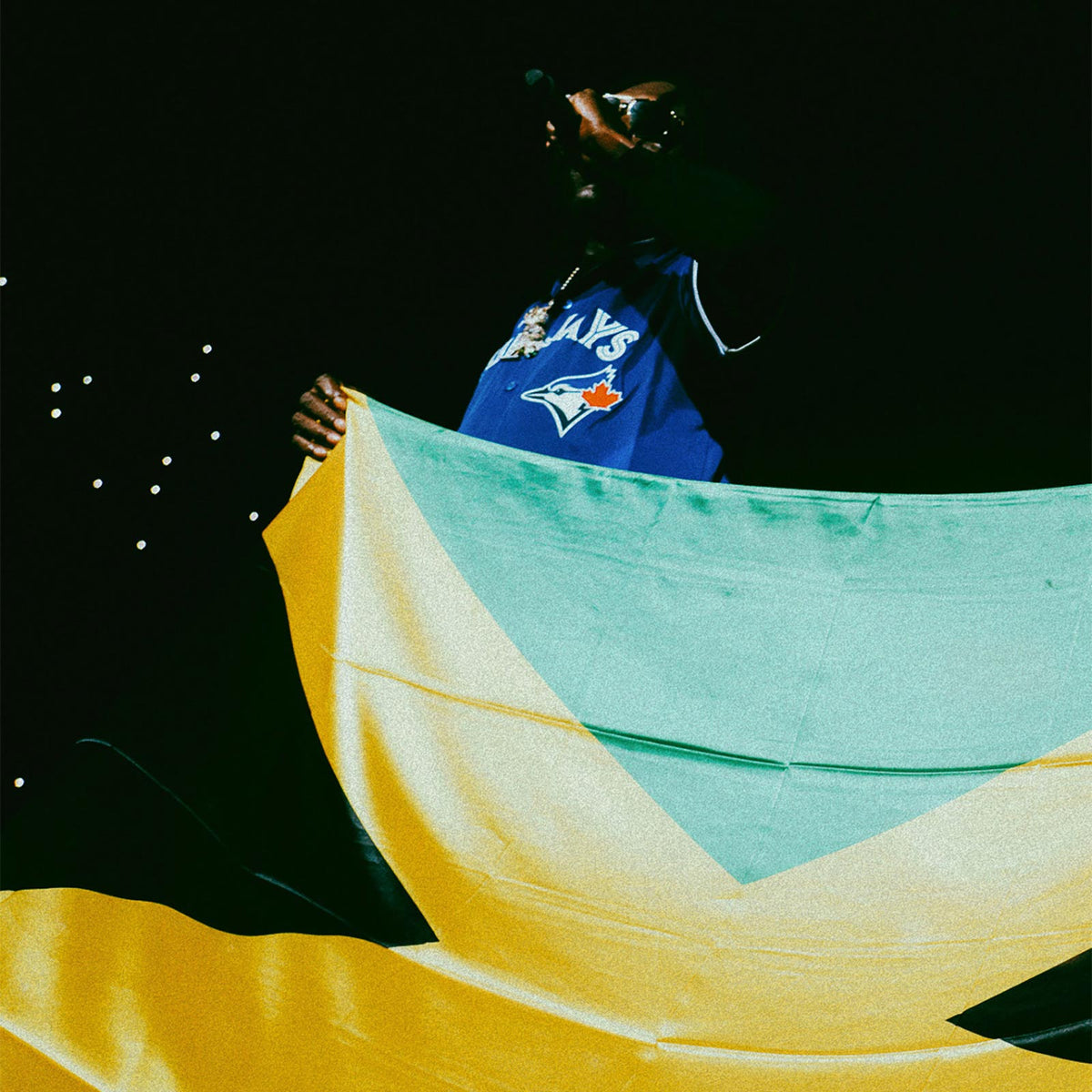 Vybez Kartel Holding the Jamaican Flag