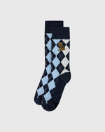OVO Golf Argyle Sock - Light Blue