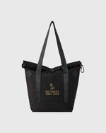 Roll Top Tote Bag - Black
