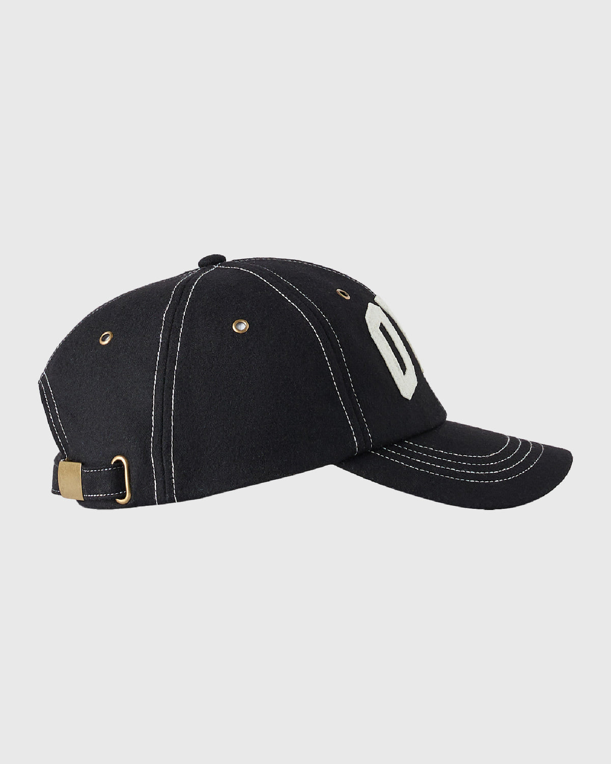 BONNET EN LAINE AVEC SURPIQÛRES CONTRASTÉES - NOIR
