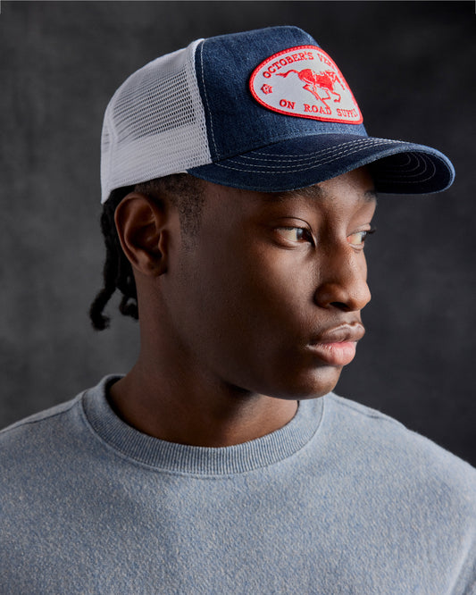 Ranch Denim Trucker Hat - Indigo