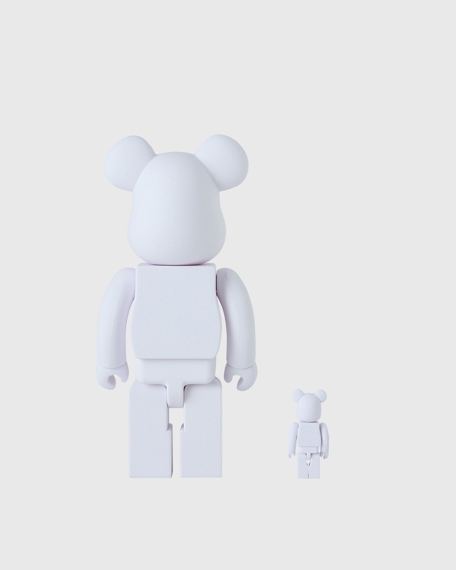 Medicom BE@RBRICK 400% & 100% Set - Pearl White – October's Very Own