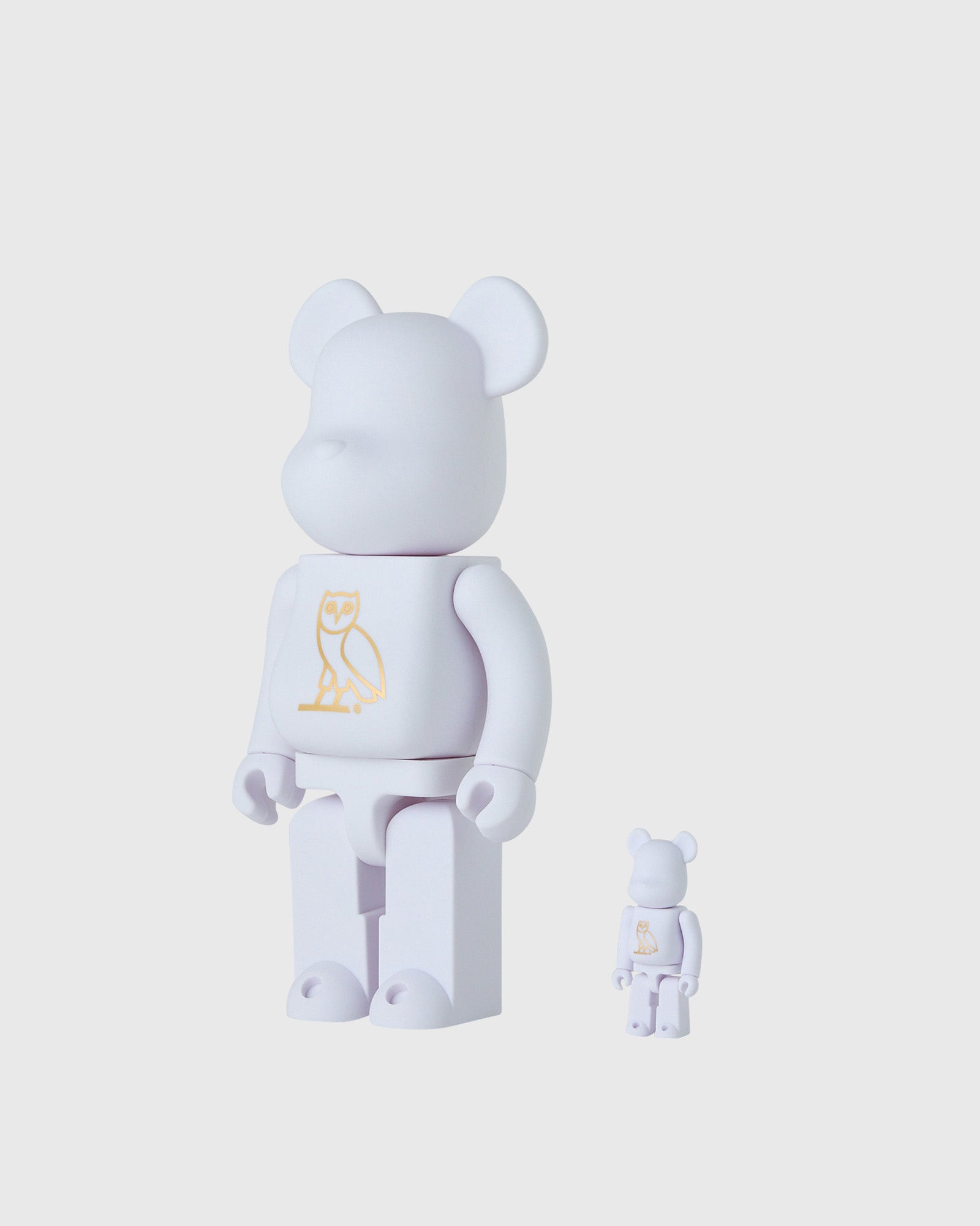 Medicom BE@RBRICK 400% & 100% Set - Pearl White – October's Very Own