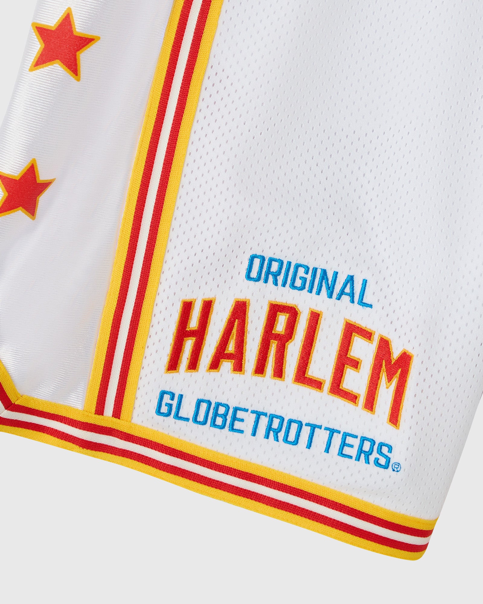 Harlem Globetrotters Basketball Short - White