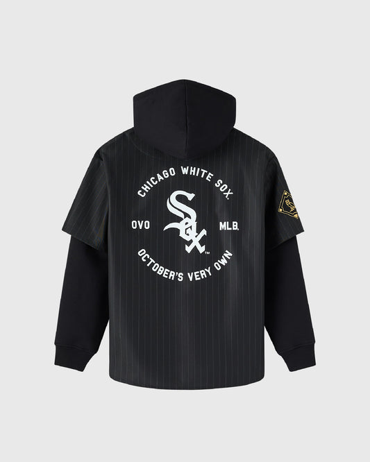 Chicago White Sox Layered Hoodie - Black