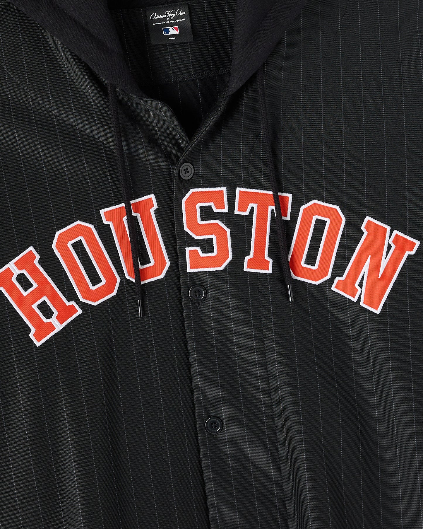 Houston Astros Layered Hoodie - Black