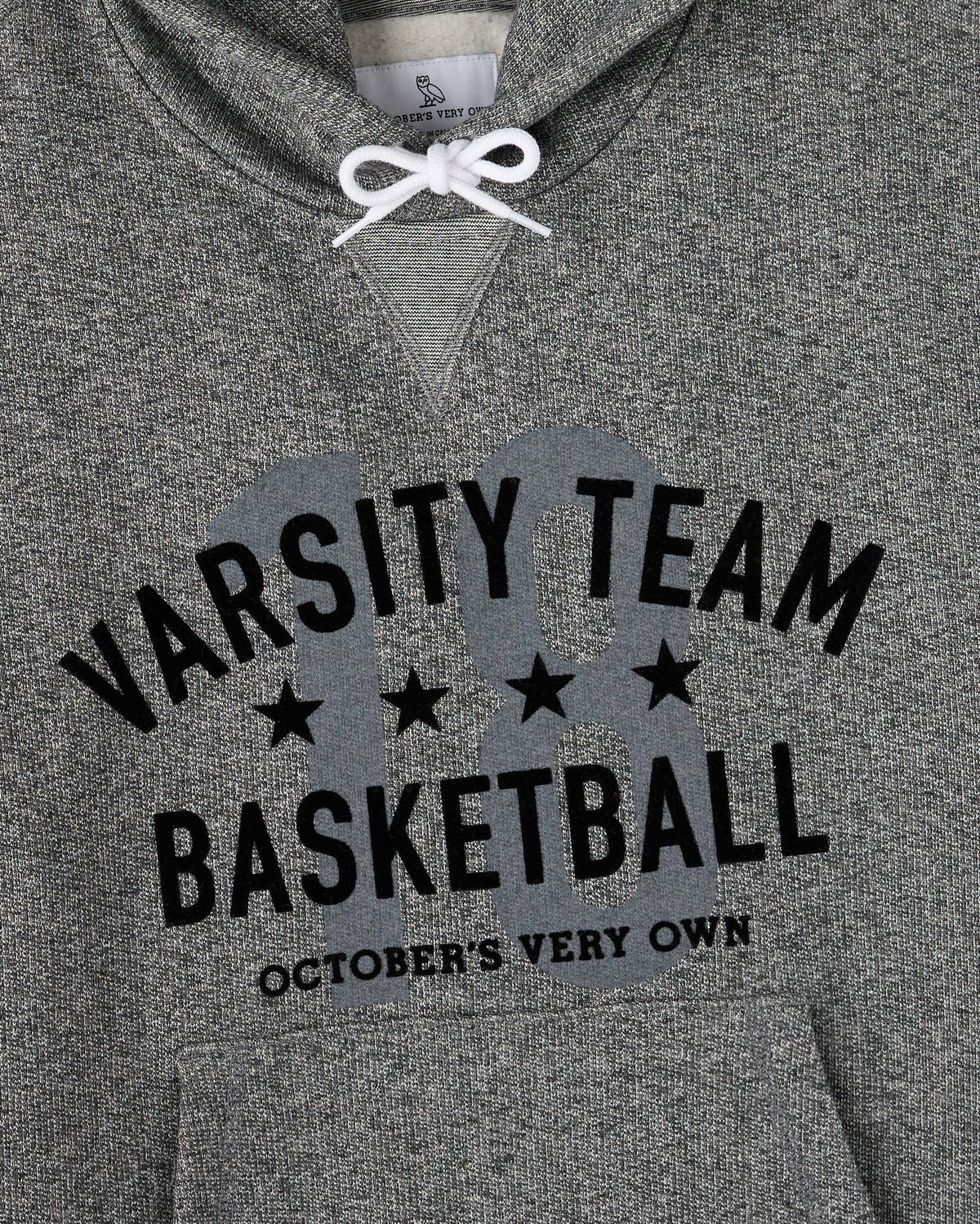 Jackie Robinson Hoodie - Black Heather Grey