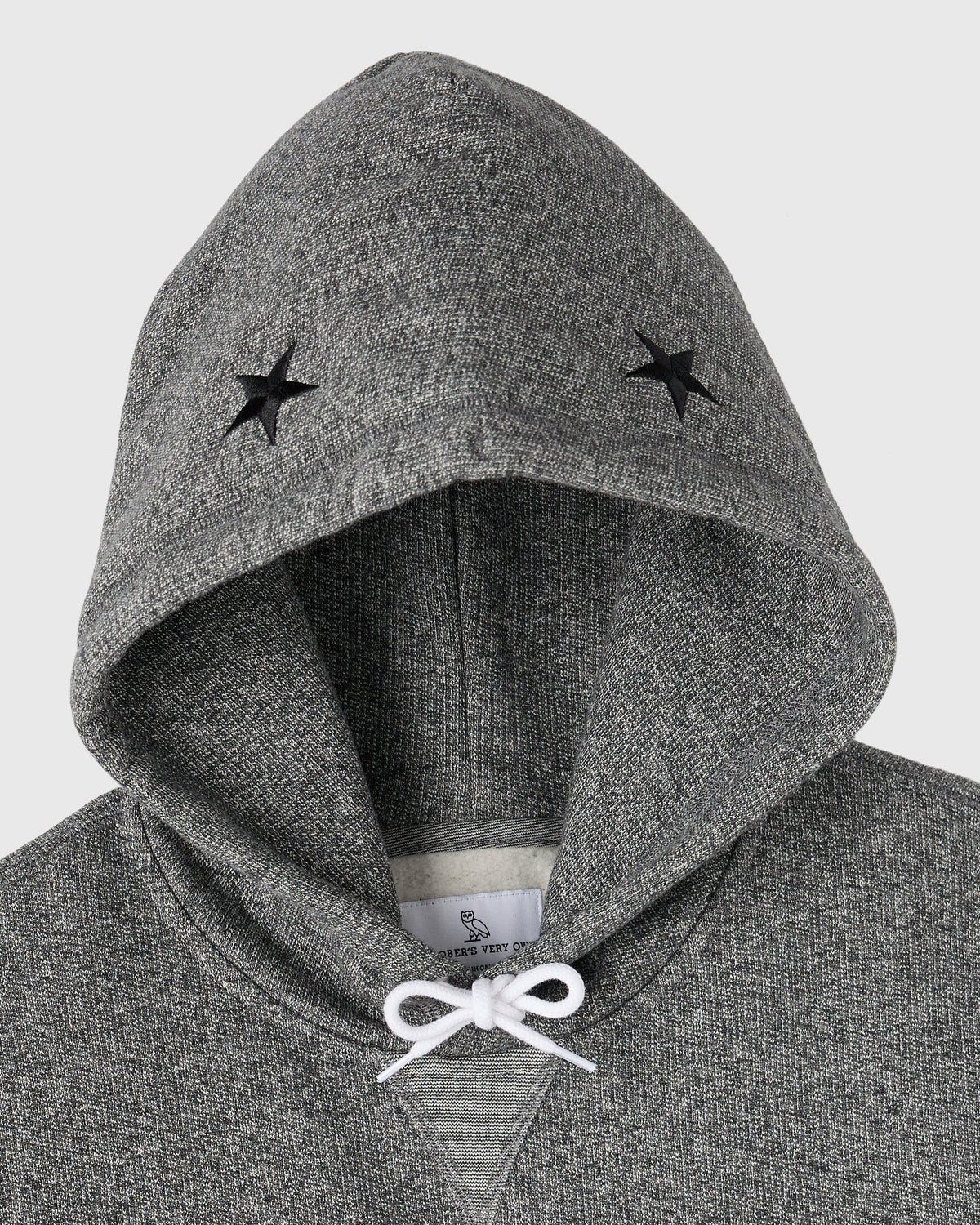 Jackie Robinson Hoodie - Black Heather Grey