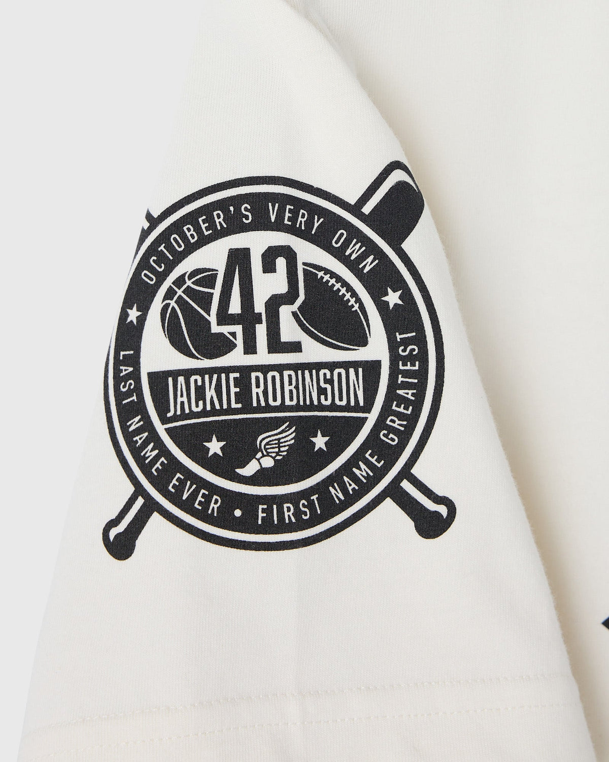 T-SHIRT JACKIE ROBINSON - CRÈME