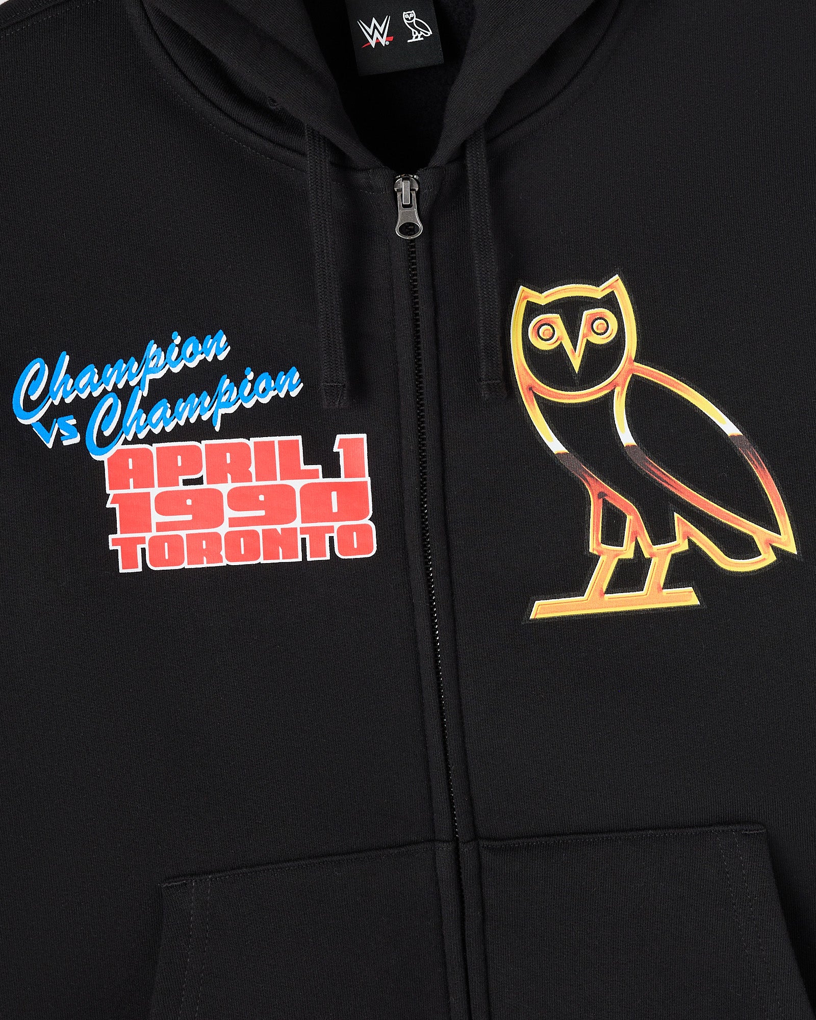 WWE Wrestlemania VI Full-Zip Hoodie - Black – October's Very Own