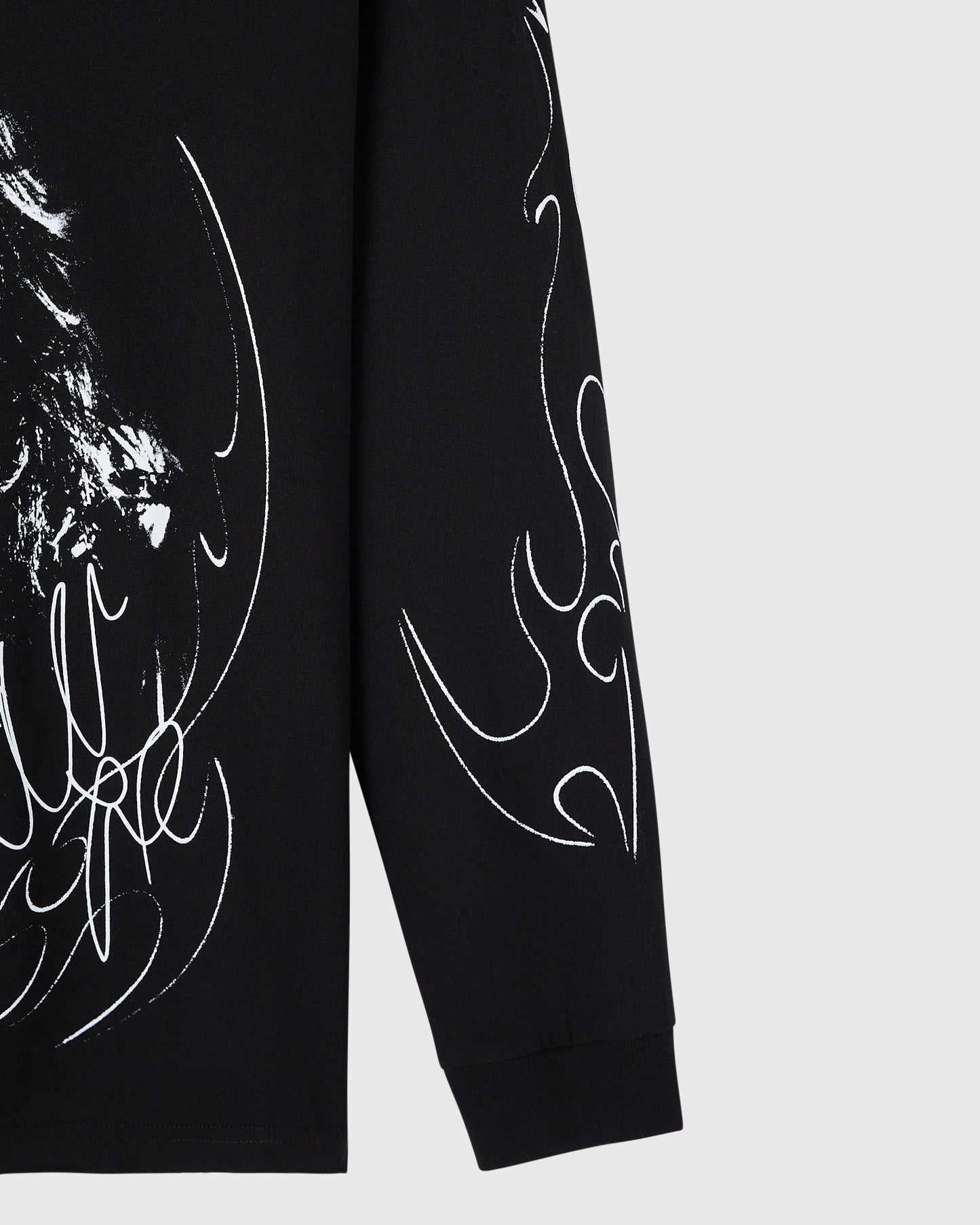 WWE Rhea Ripley Long-Sleeve Tee - Black