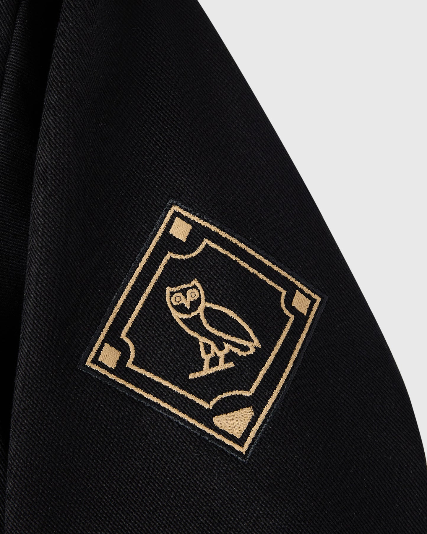 Blouson aviateur en twill isolé des White Sox de Chicago - Noir