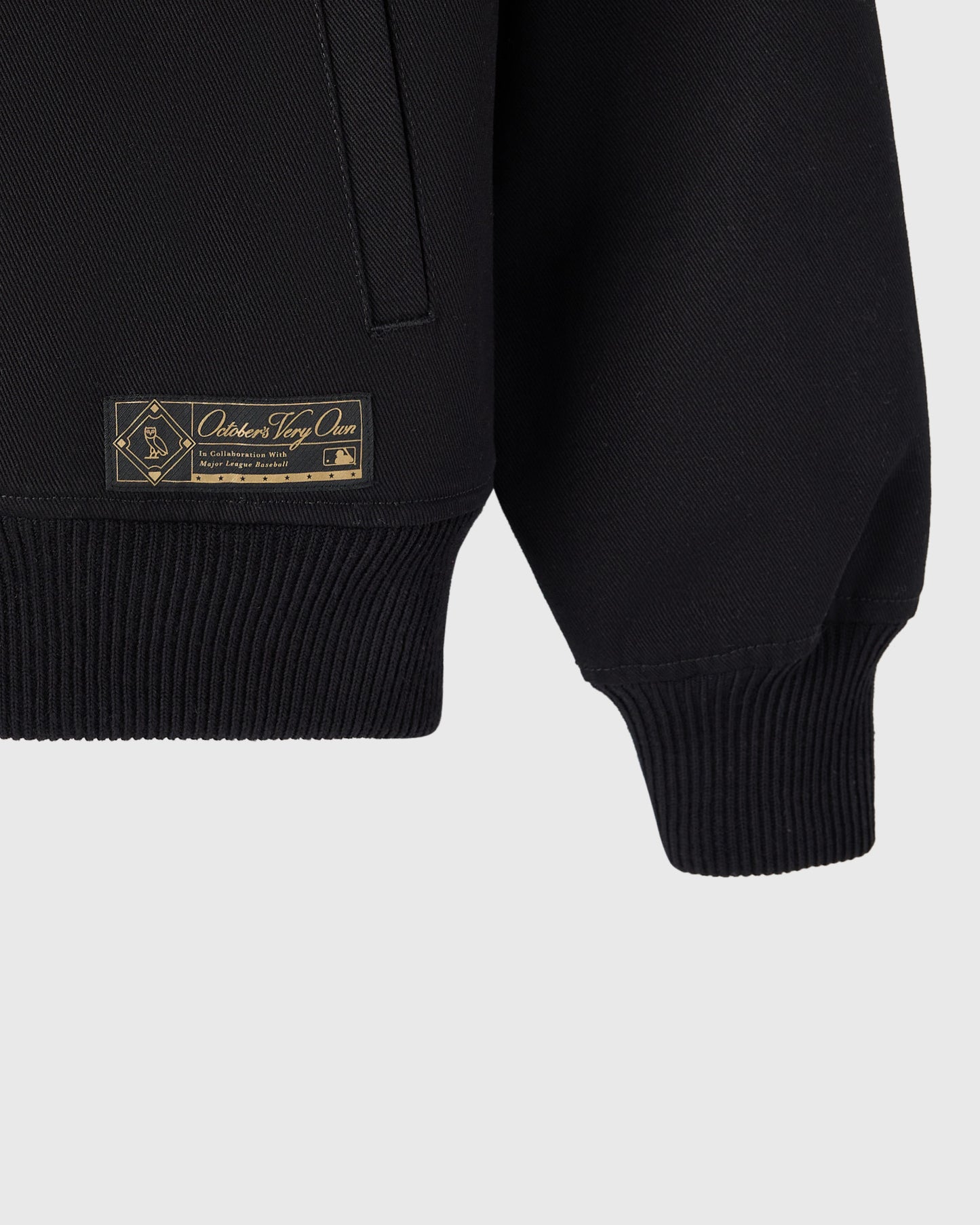 Houston Astros Insulated Twill Bomber - Black