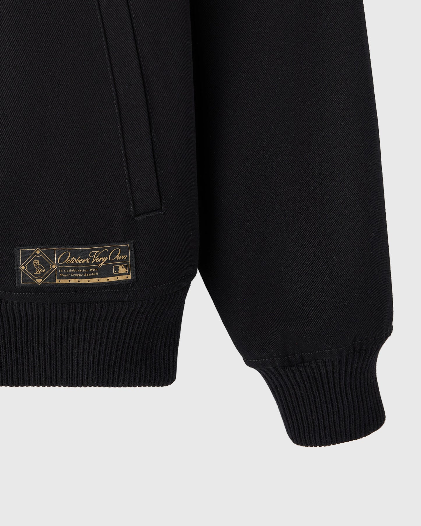 Toronto Blue Jays Insulated Twill Bomber - Black