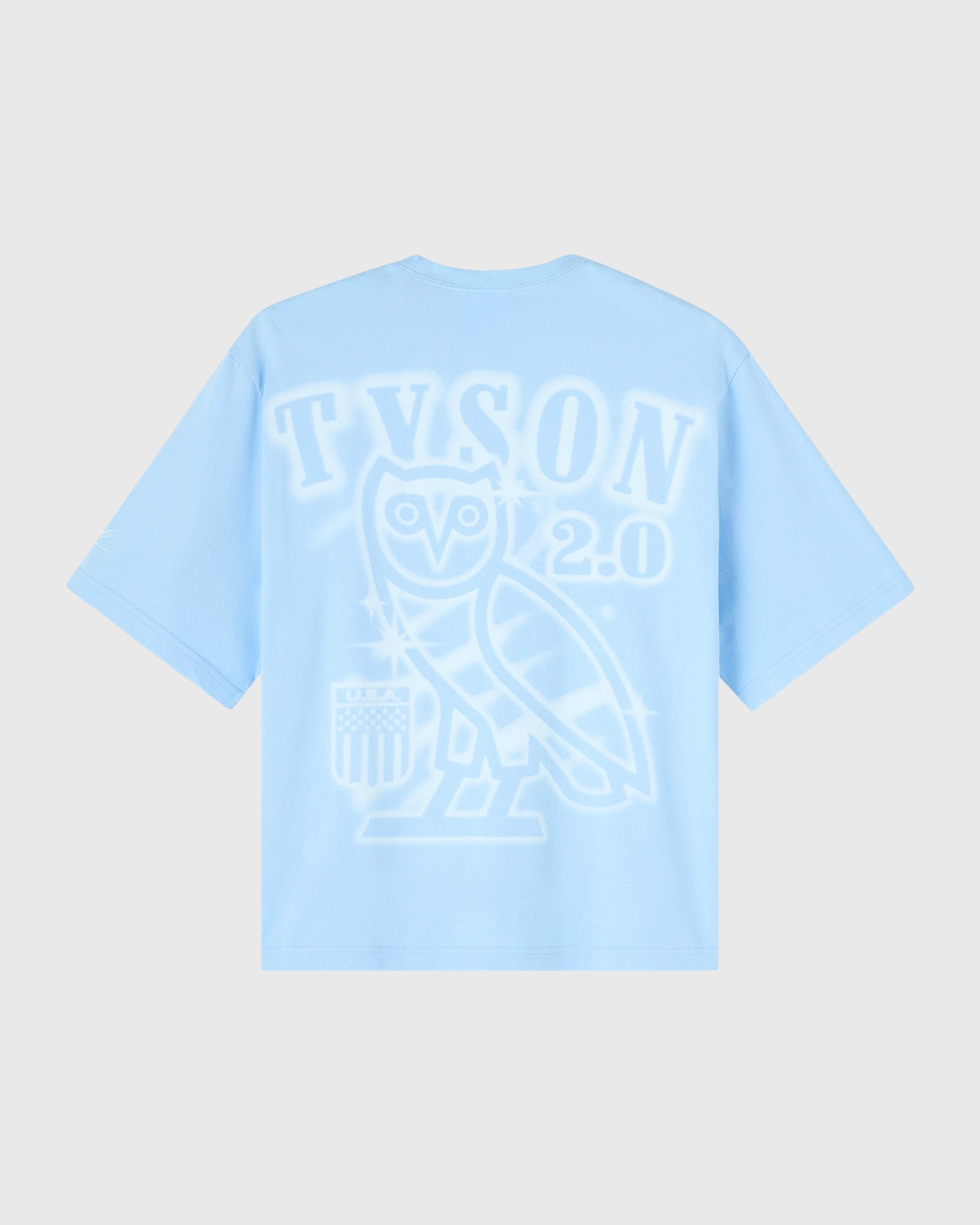 Tyson Airbrush Tee - Light Blue