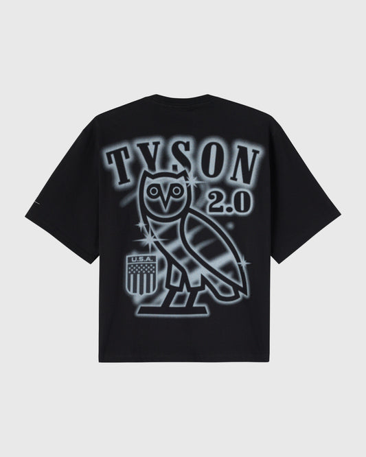 Tyson Airbrush Tee - Black