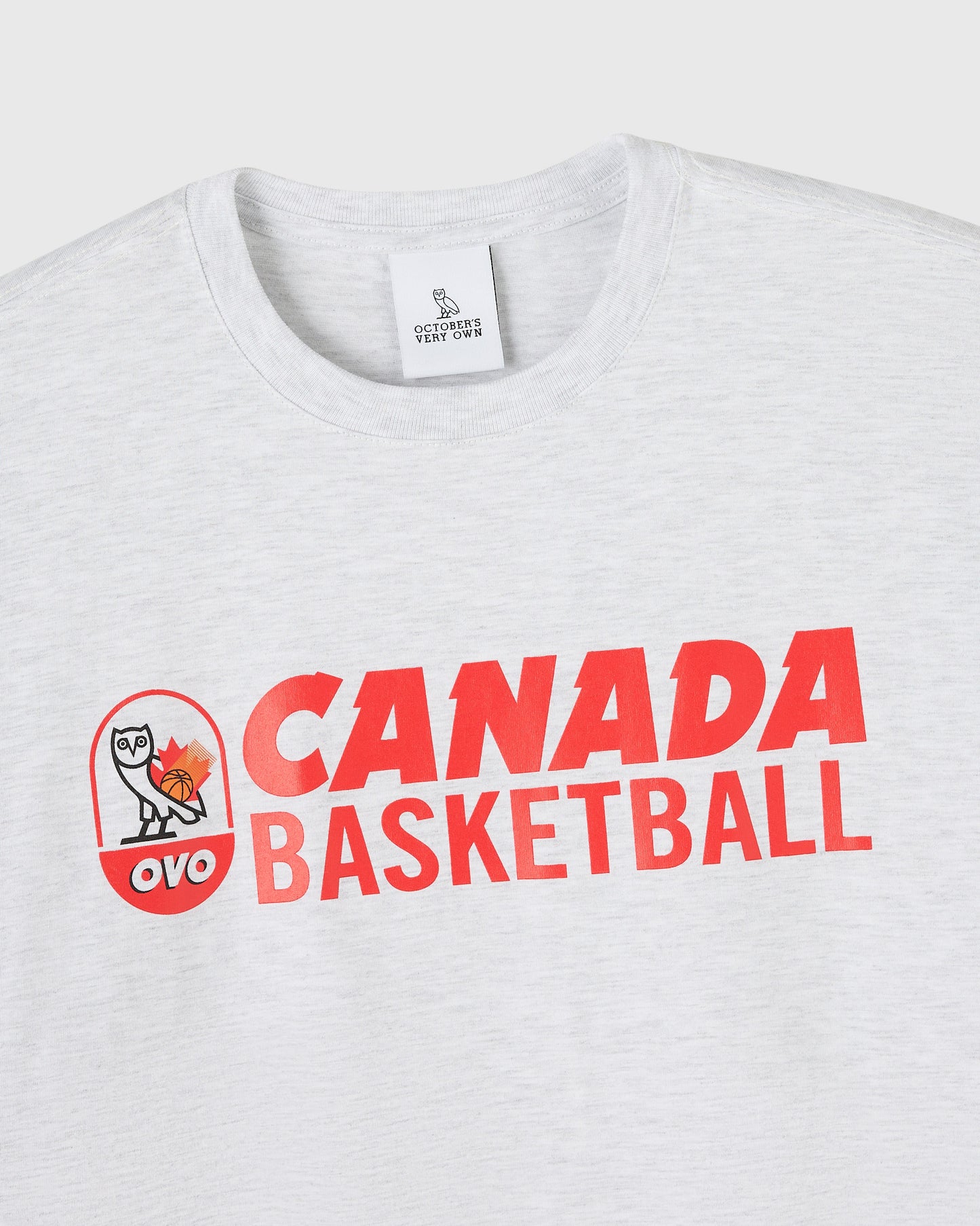 Canada Basketball Tee - Ash Heather Grey