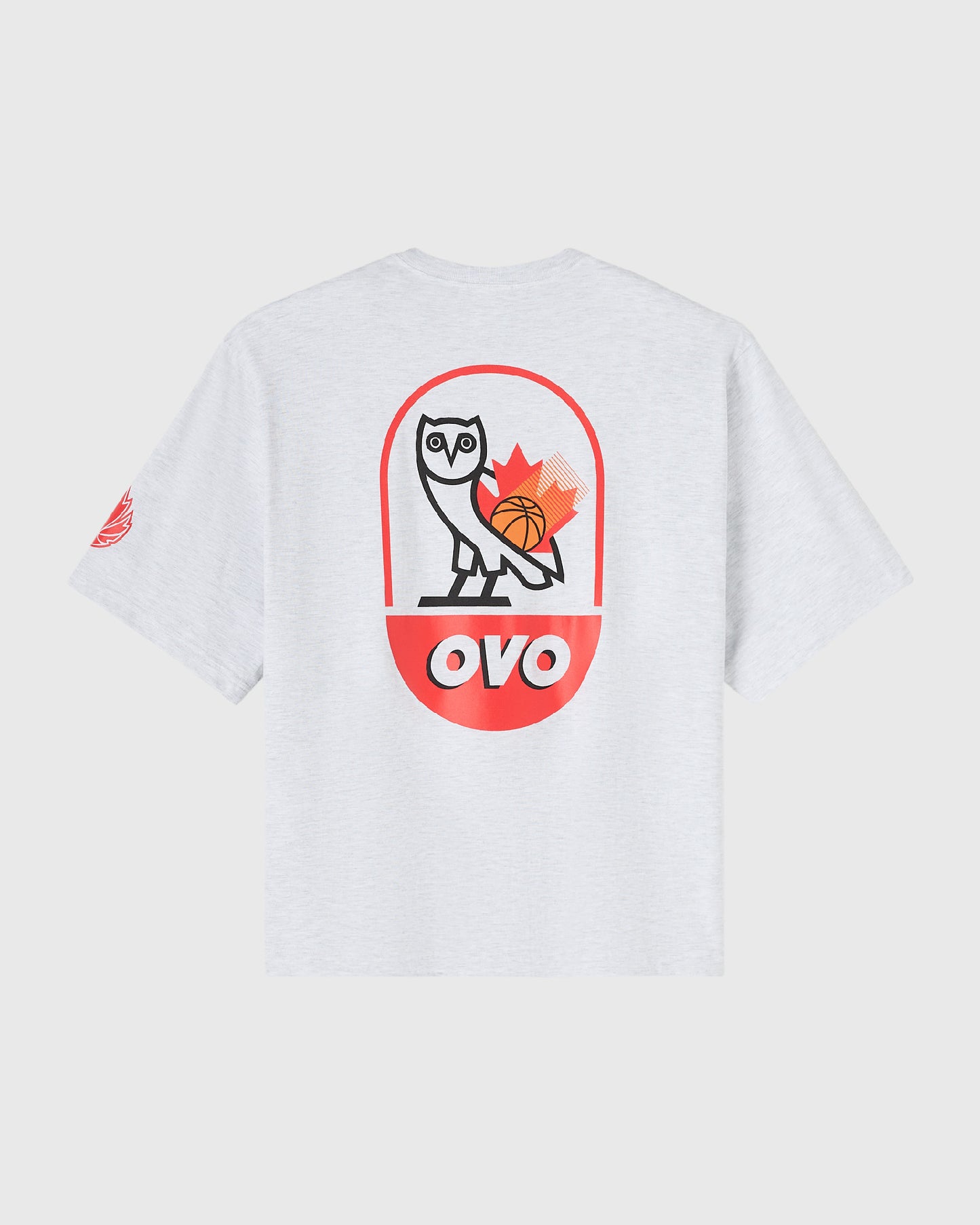 Canada Basketball Tee - Ash Heather Grey