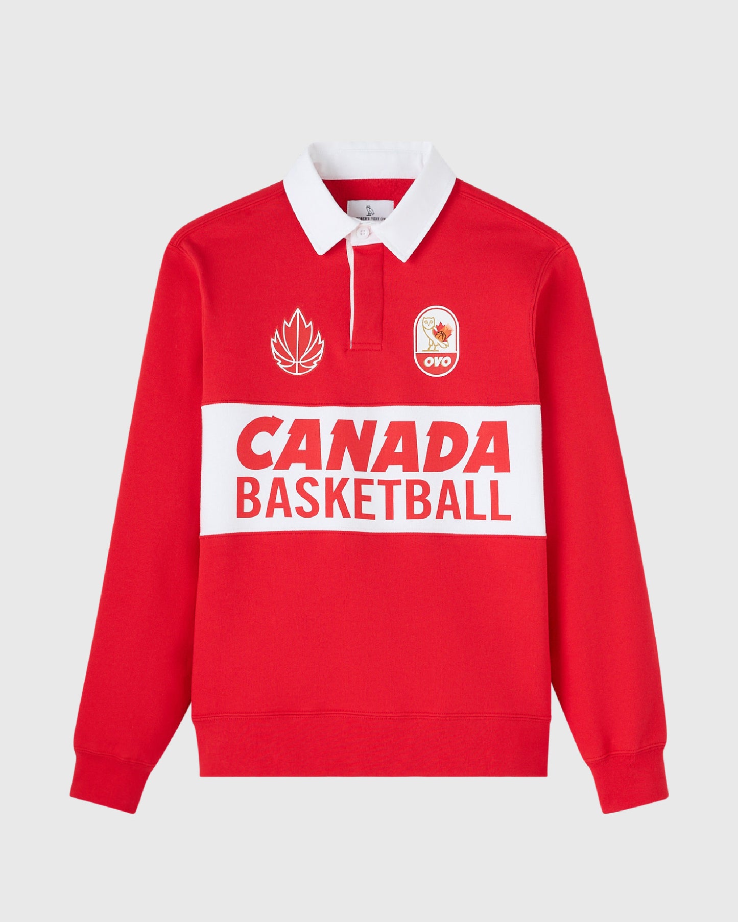 Canada Basketball Rugby Polo - Red