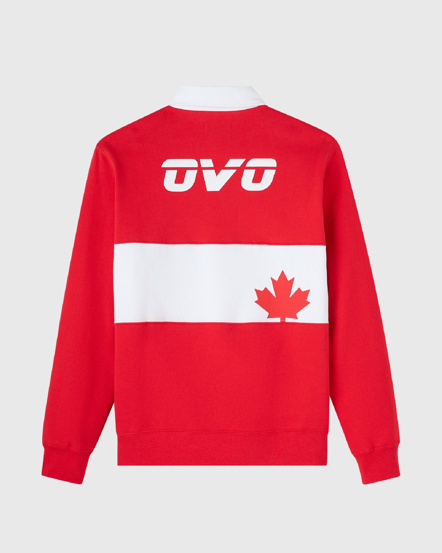 Canada Basketball Rugby Polo - Red