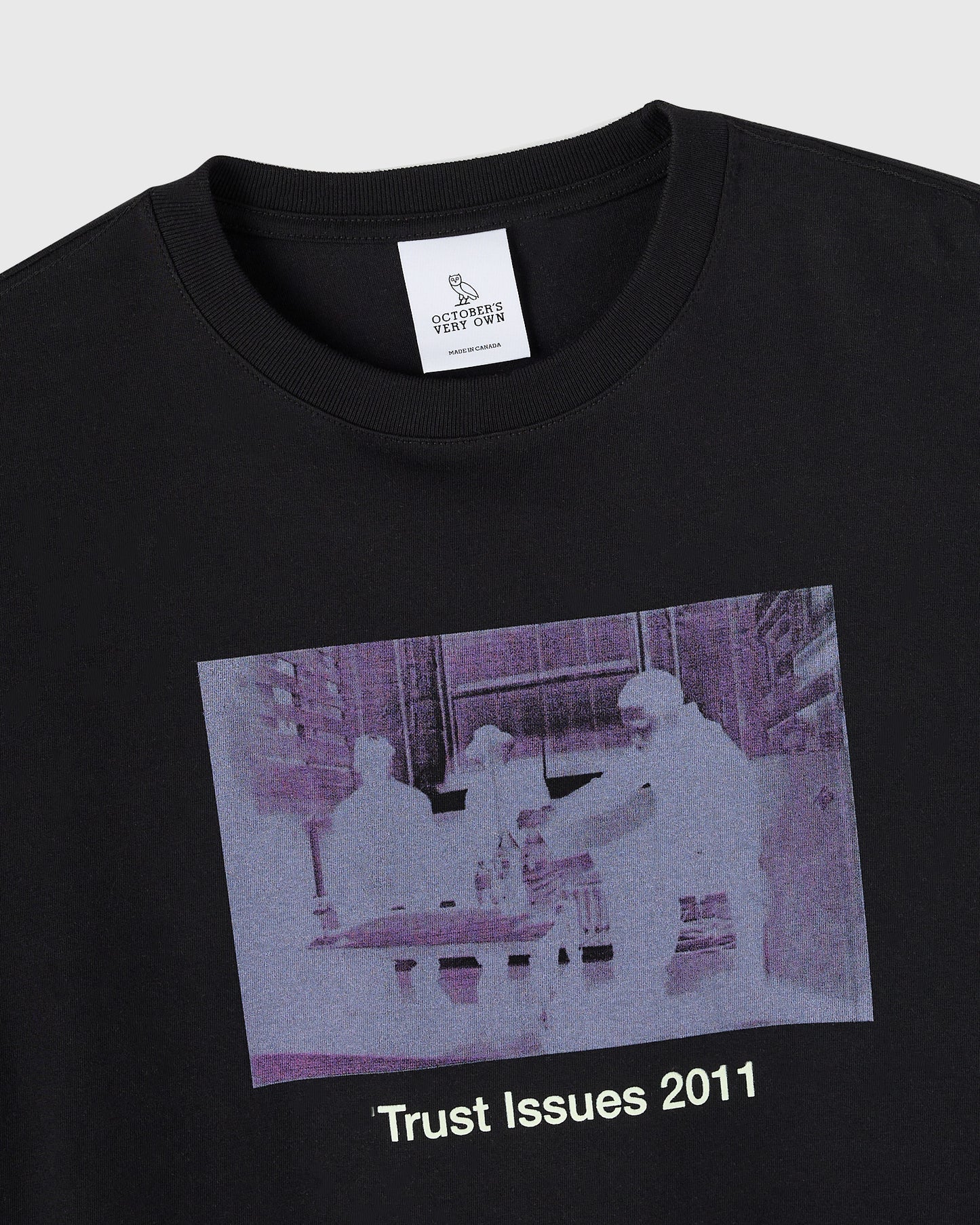 T-shirt coupe ample, épais, Theo Skudra - NOIR