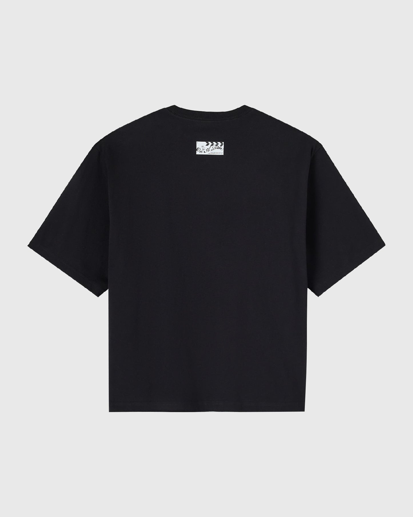 T-shirt coupe ample, épais, Theo Skudra - NOIR