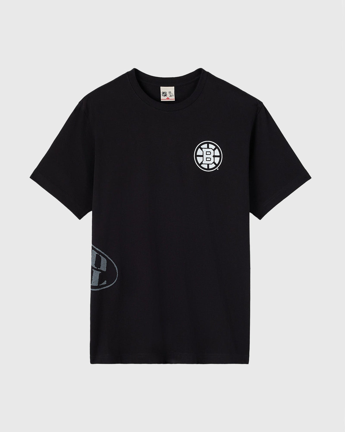 T-SHIRT IMPRIMÉ SUR LE CÔTÉ NHL 26 - NOIR - BOSTON BRUINS