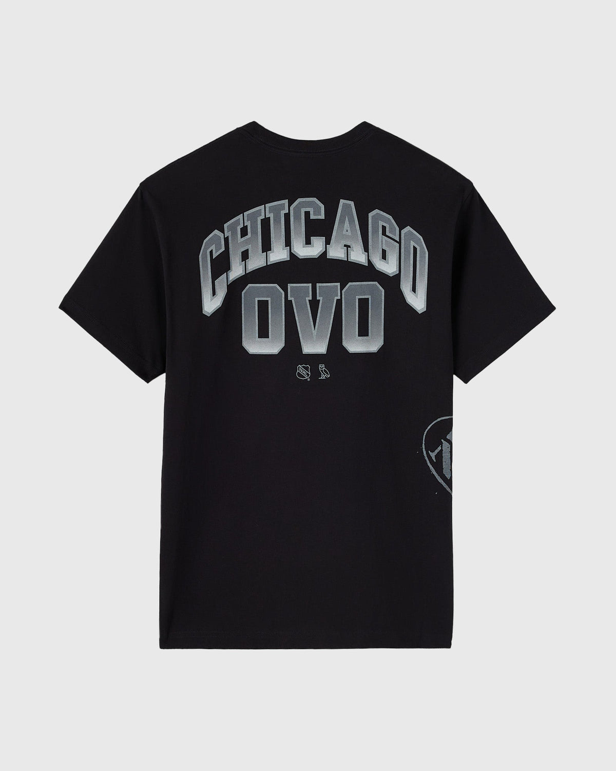 T-SHIRT IMPRIMÉ SUR LE CÔTÉ NHL 26 - NOIR - CHICAGO BLACKHAWKS