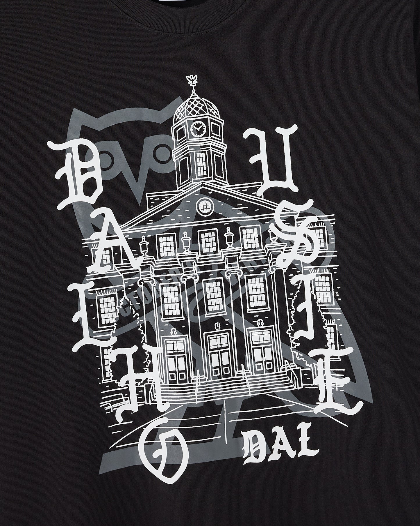 T-shirt lourd Université Dalhousie - Noir