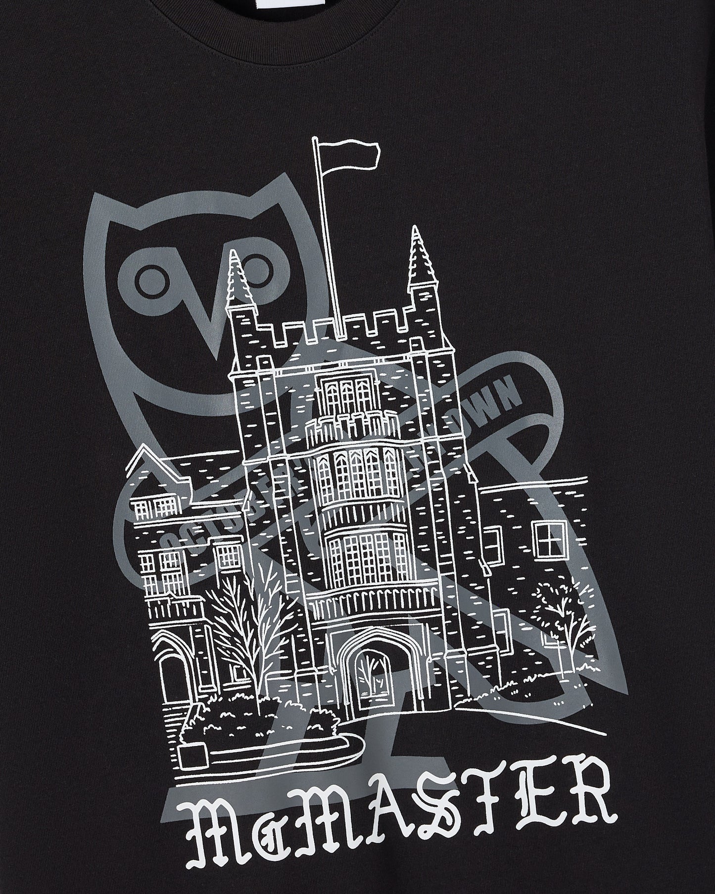 T-shirt épais Université McMaster - Noir