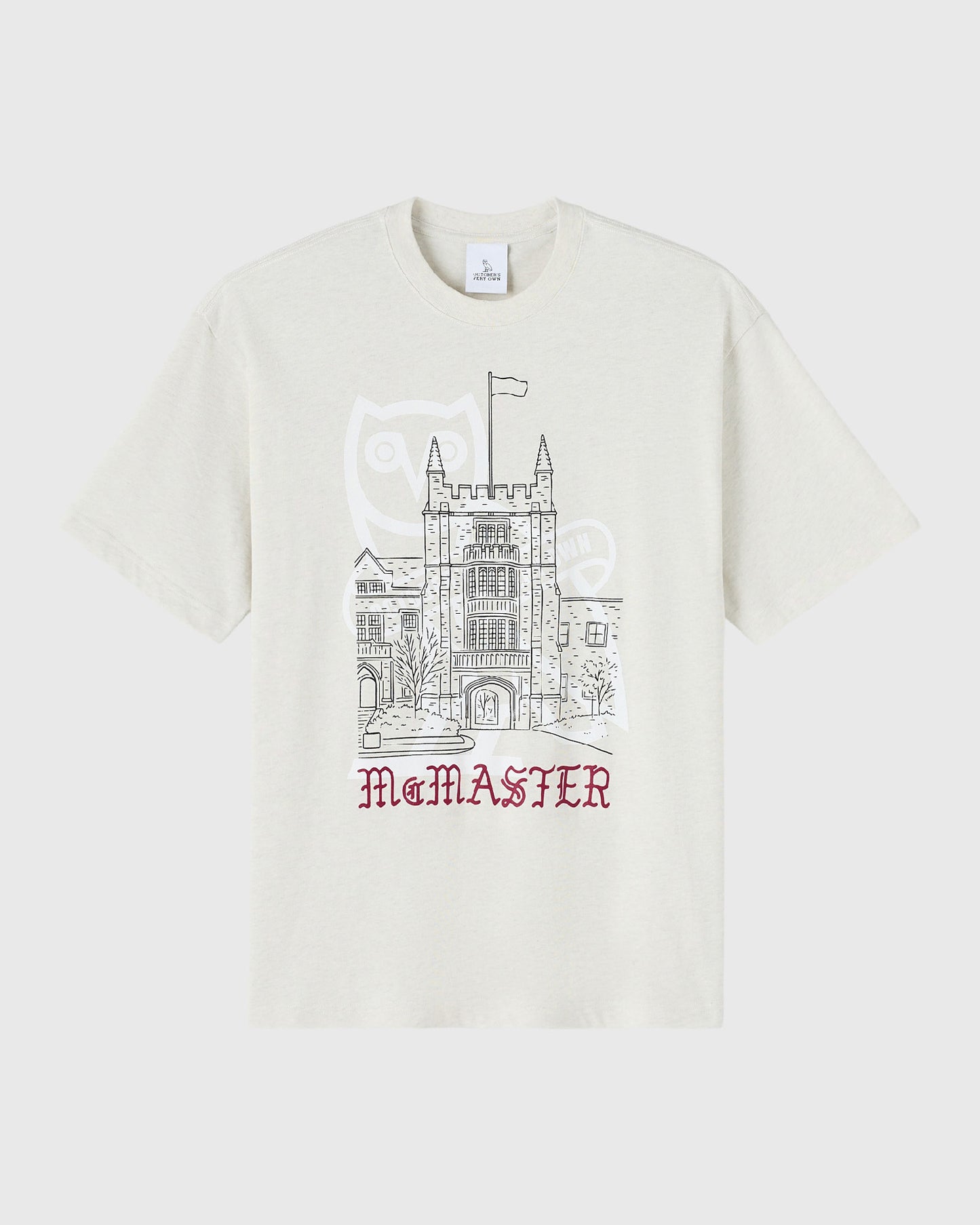 PLUS DE T-SHIRTS UNIVERSITAIRES - GRIS CHINÉ CENDRE