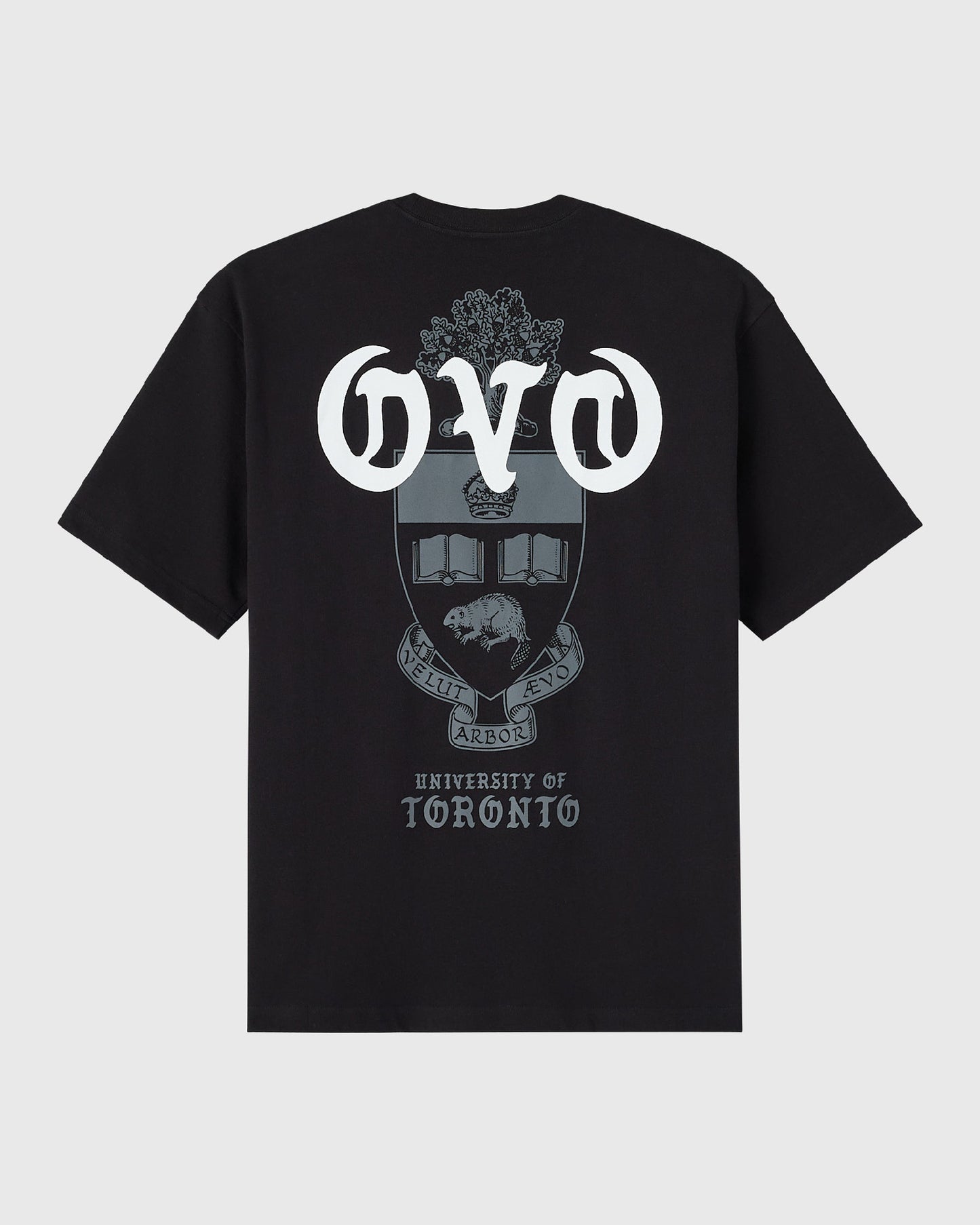 T-shirt épais de l'Université de Toronto – Noir