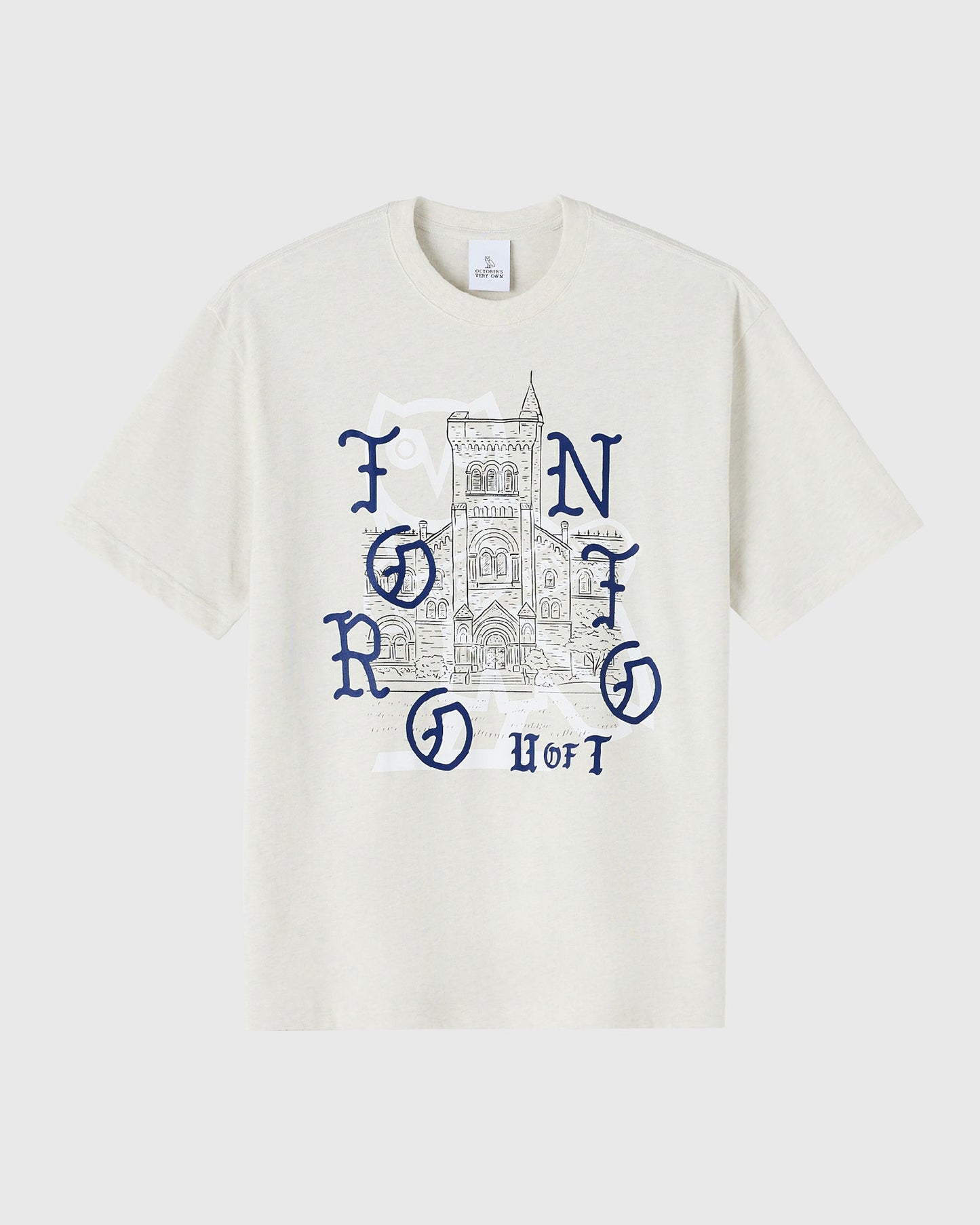 PLUS DE T-SHIRTS UNIVERSITAIRES - GRIS CHINÉ CENDRE