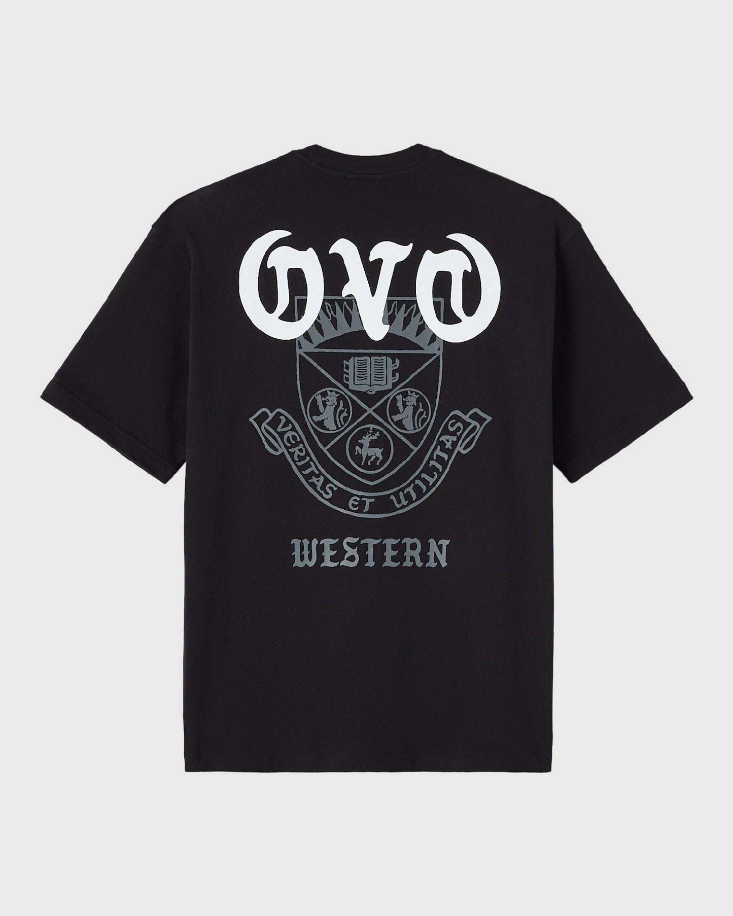 T-shirt lourd Western University - Noir