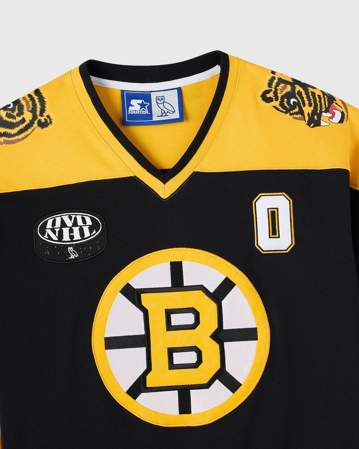 STARTER Boston Bruins Long-Sleeve Tee - Black