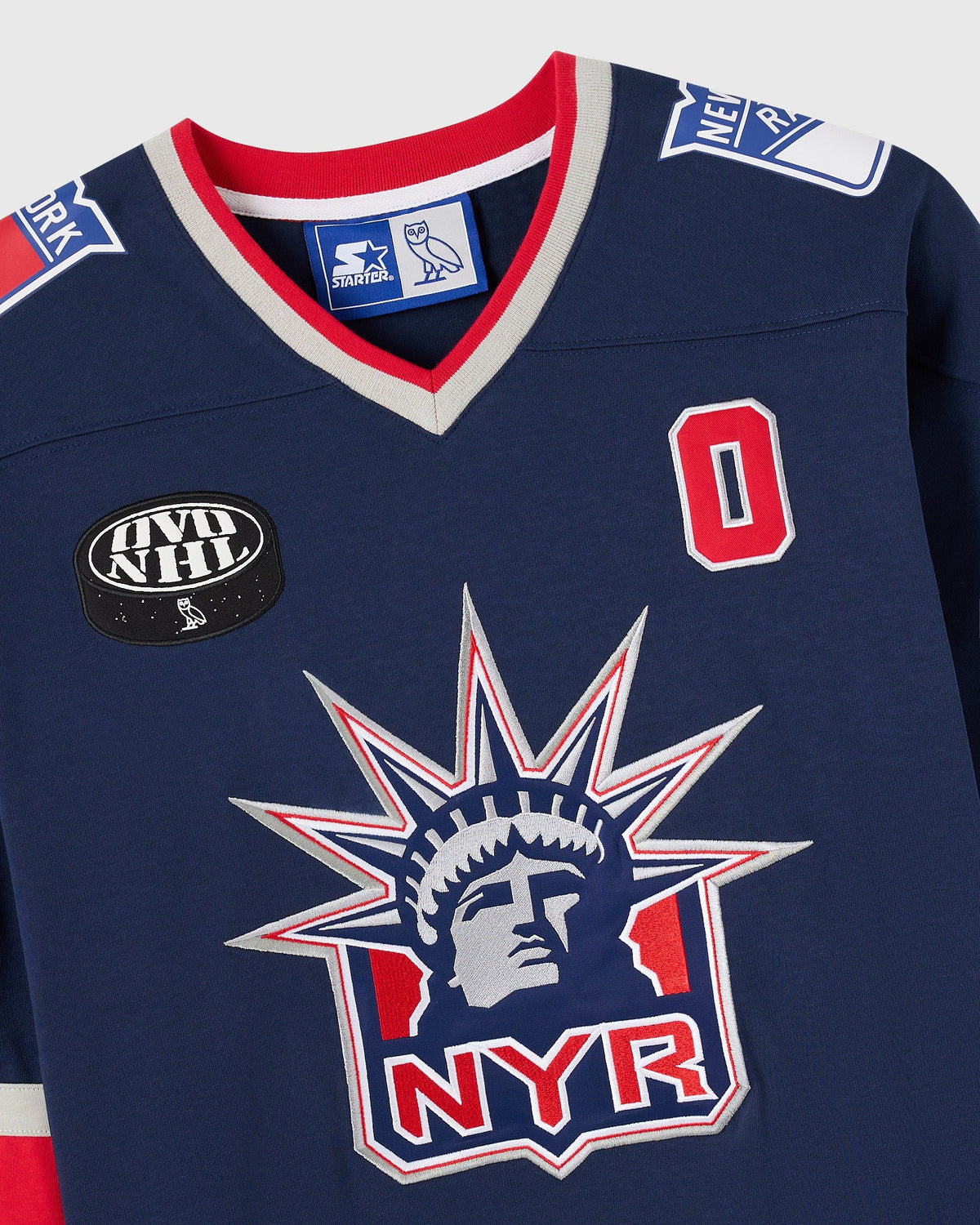 T-shirt manches longues NHL Starter Hockey - Bleu - Rangers de New York