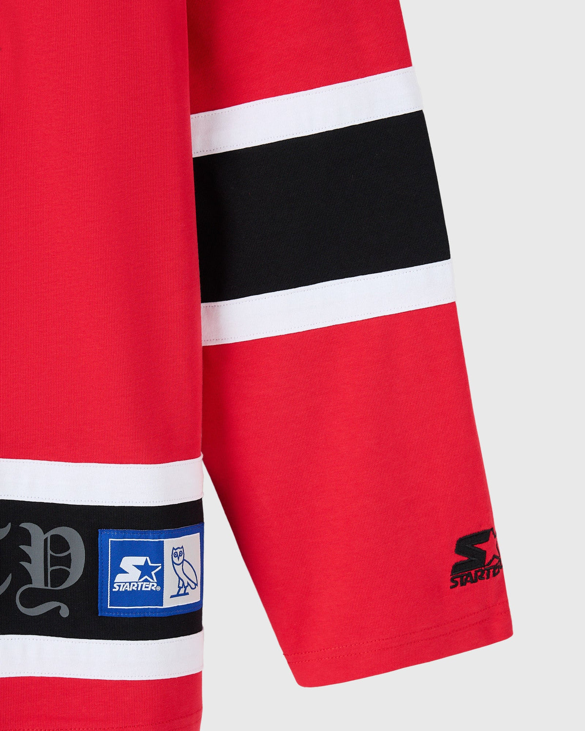 STARTER Chicago Blackhawks Long-Sleeve Tee - Red