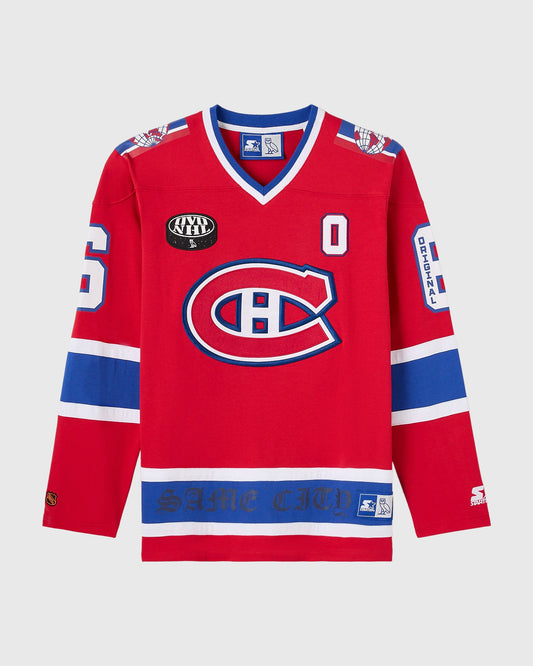 STARTER Montreal Canadiens Long-Sleeve Tee - Red