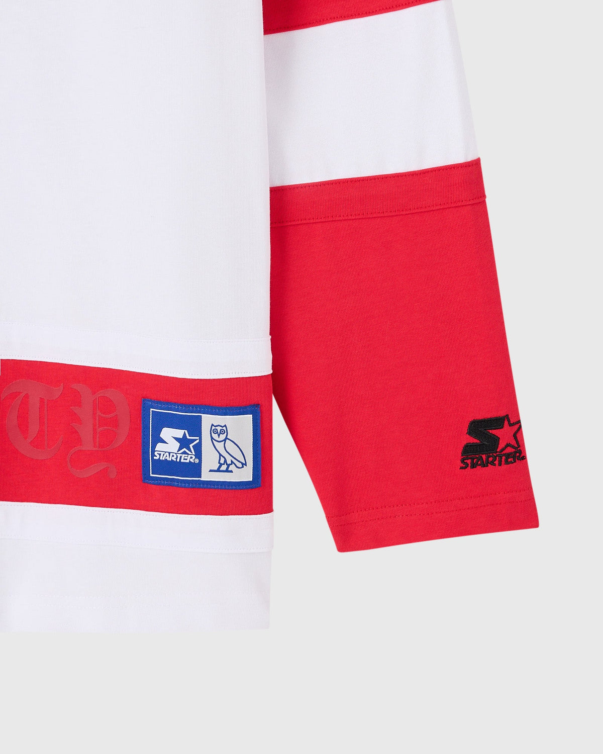 STARTER Detroit Red Wings Long-Sleeve Tee - White