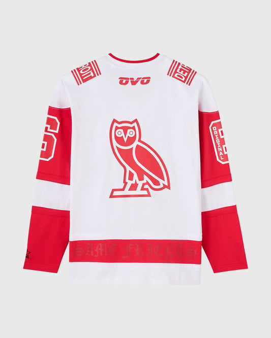 STARTER Detroit Red Wings Long-Sleeve Tee - White
