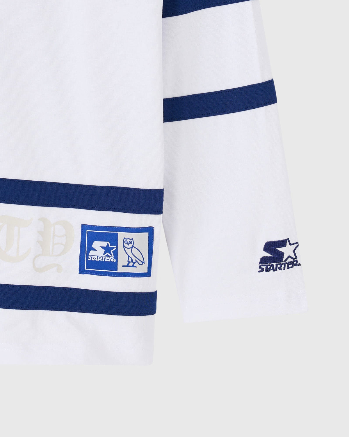 NHL STARTER HOCKEY LS T-SHIRT - WHITE - MAPLE LEAFS