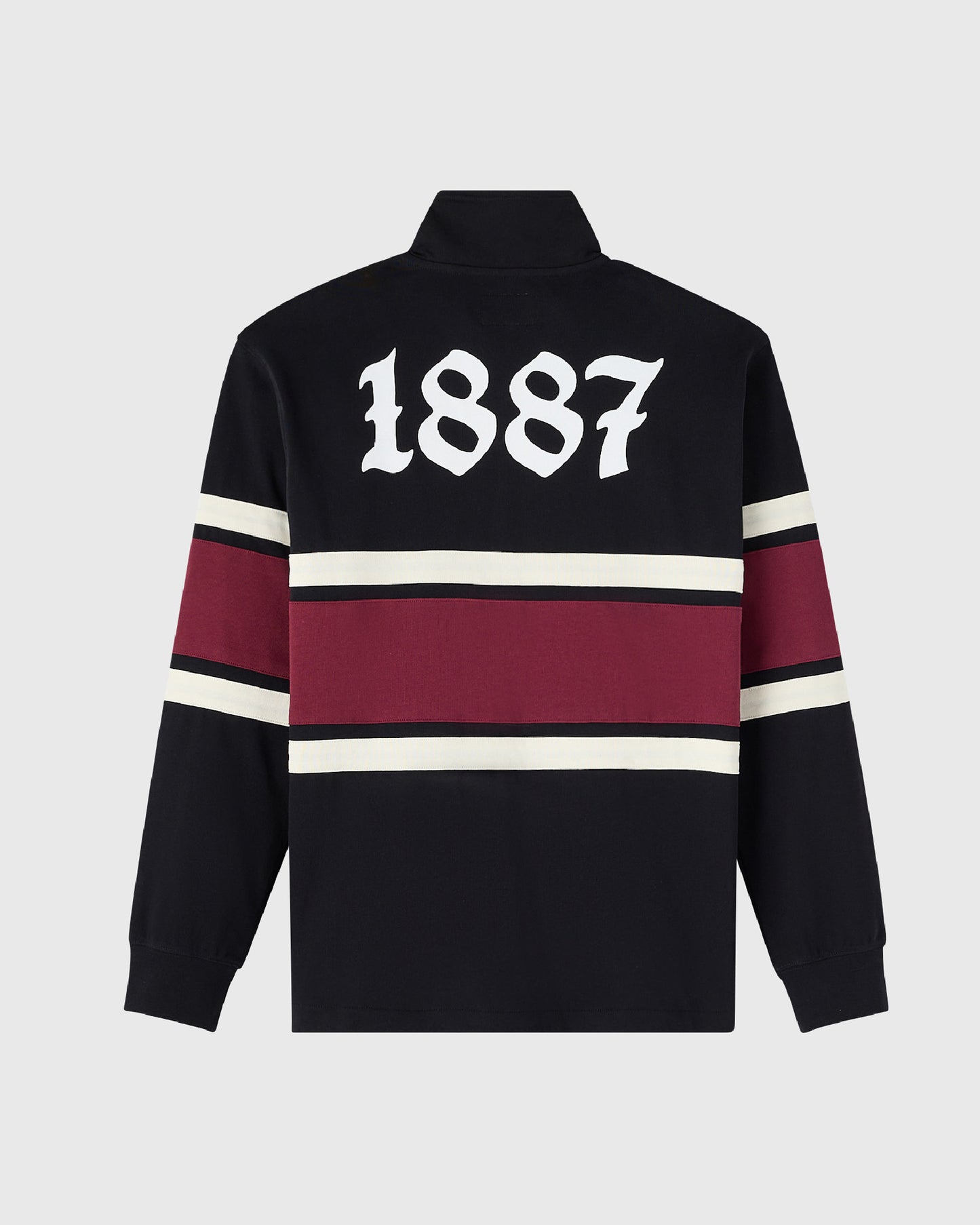 Chandail de rugby quart de zip McMaster University - Noir