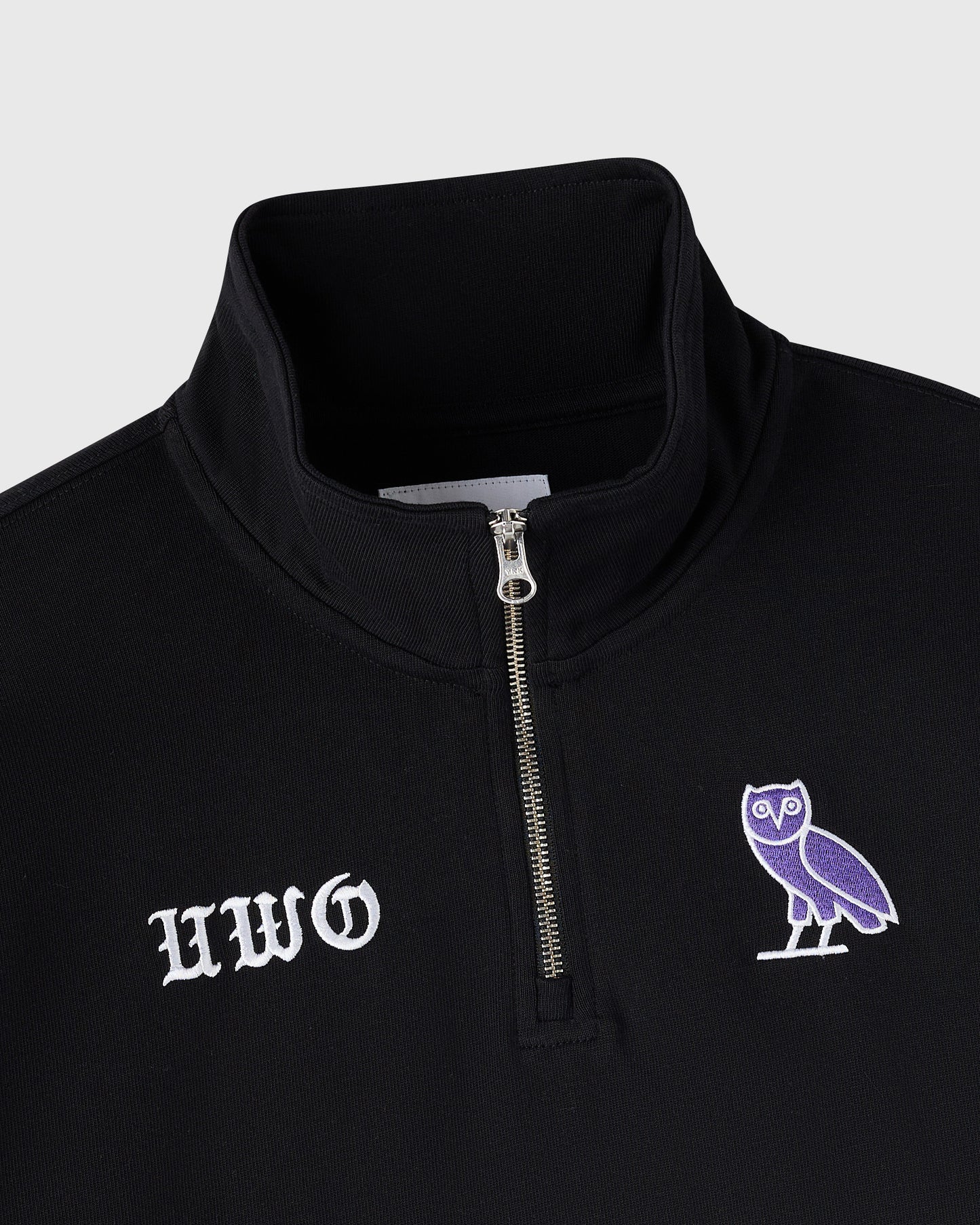 Polo Rugby Western University Col Zippé - Noir