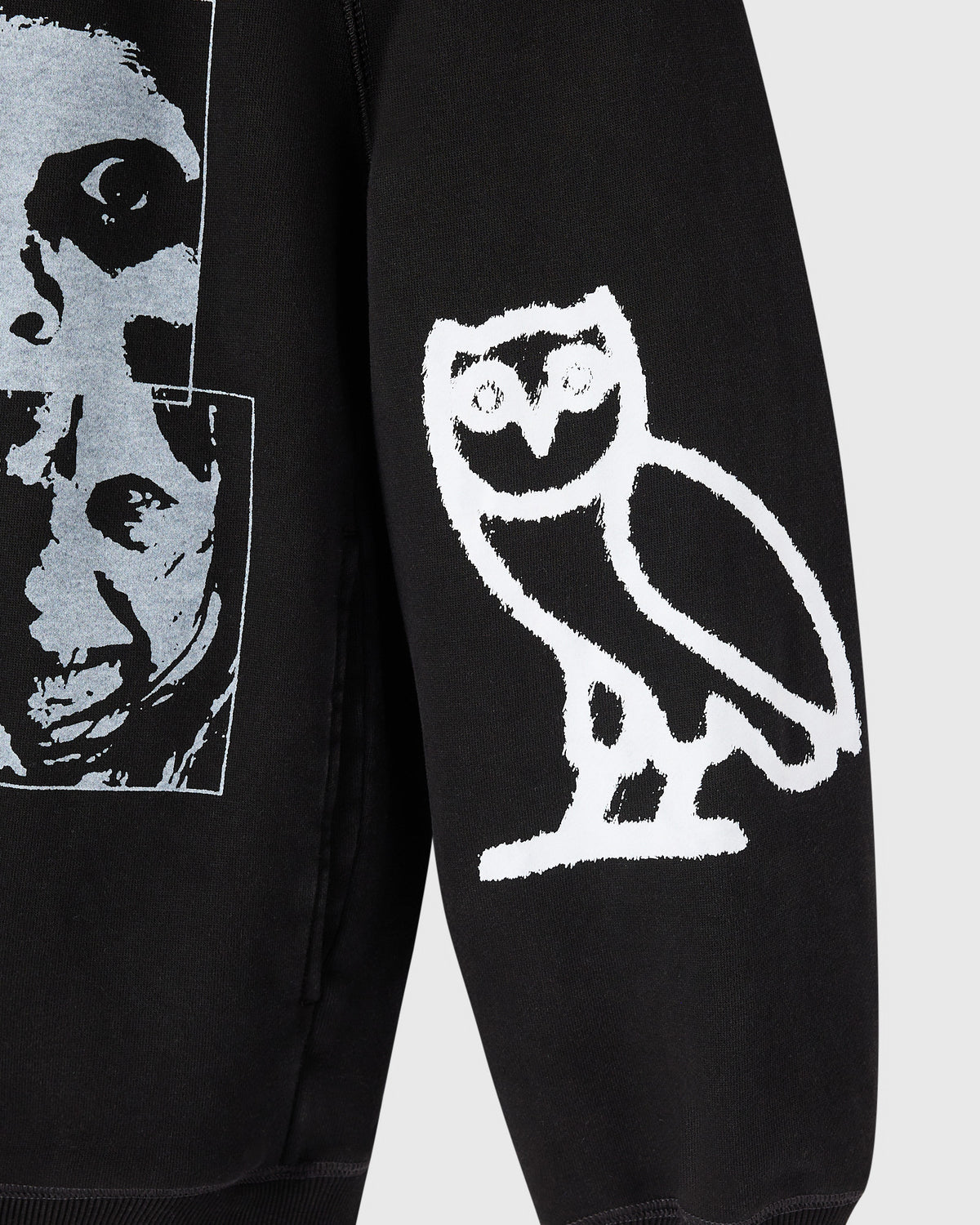 The Exorcist Test Print Full-Zip Hoodie - Garment Dye Black