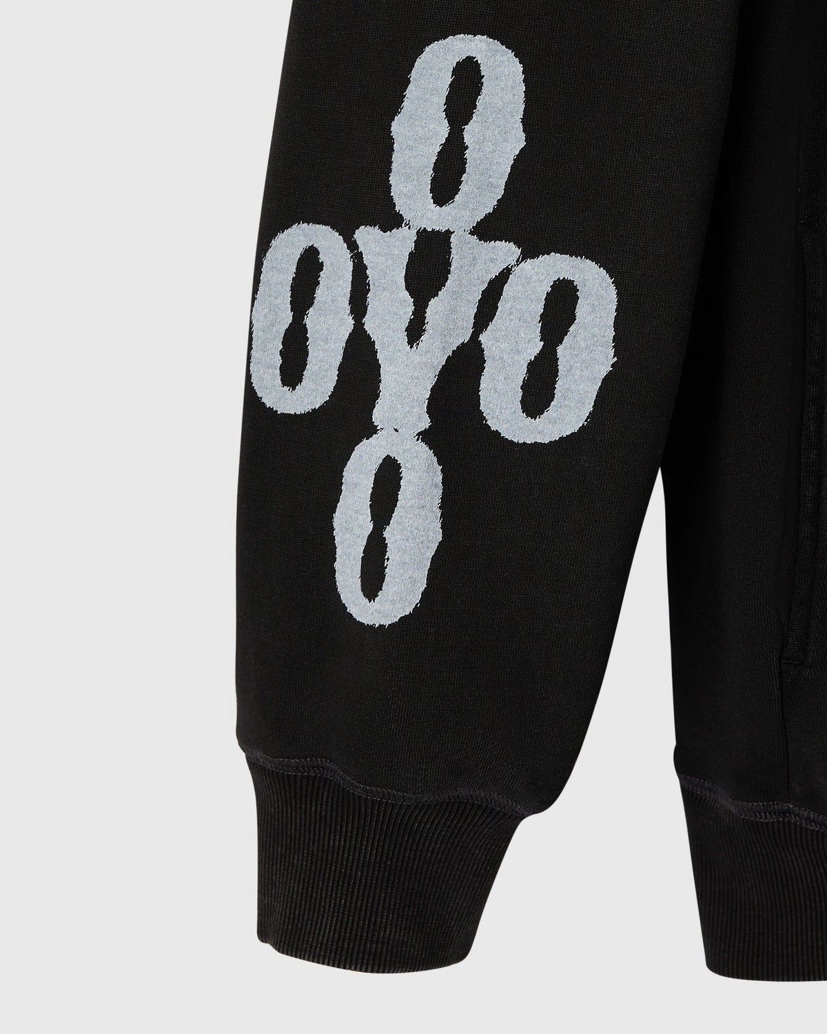 The Exorcist Test Print Full-Zip Hoodie - Garment Dye Black