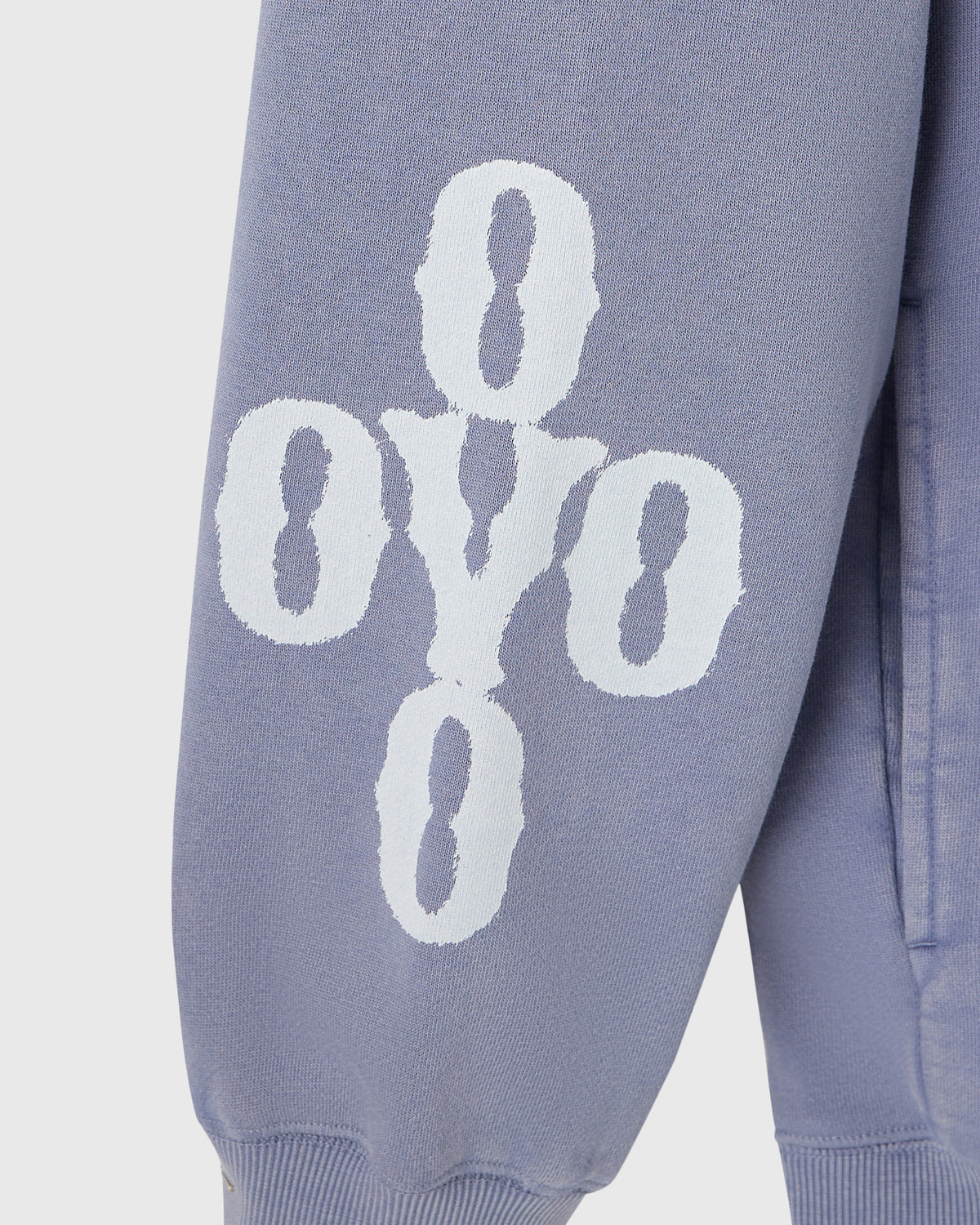 The Exorcist Test Print Full-Zip Hoodie - Granite Blue